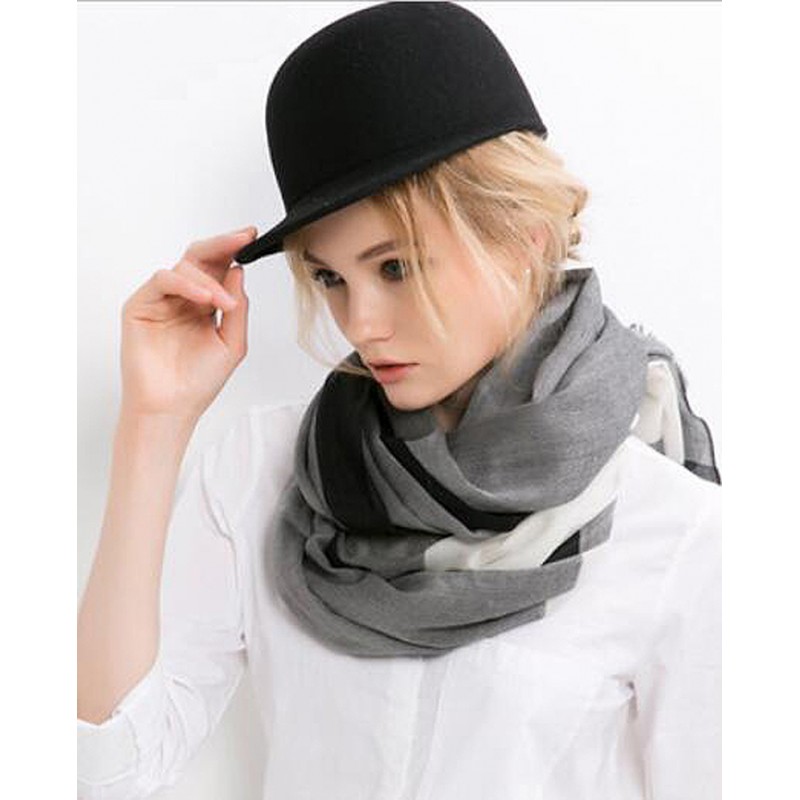 Pure Cashmere Scarves Beige Thin Women Fashional Winter Scarf